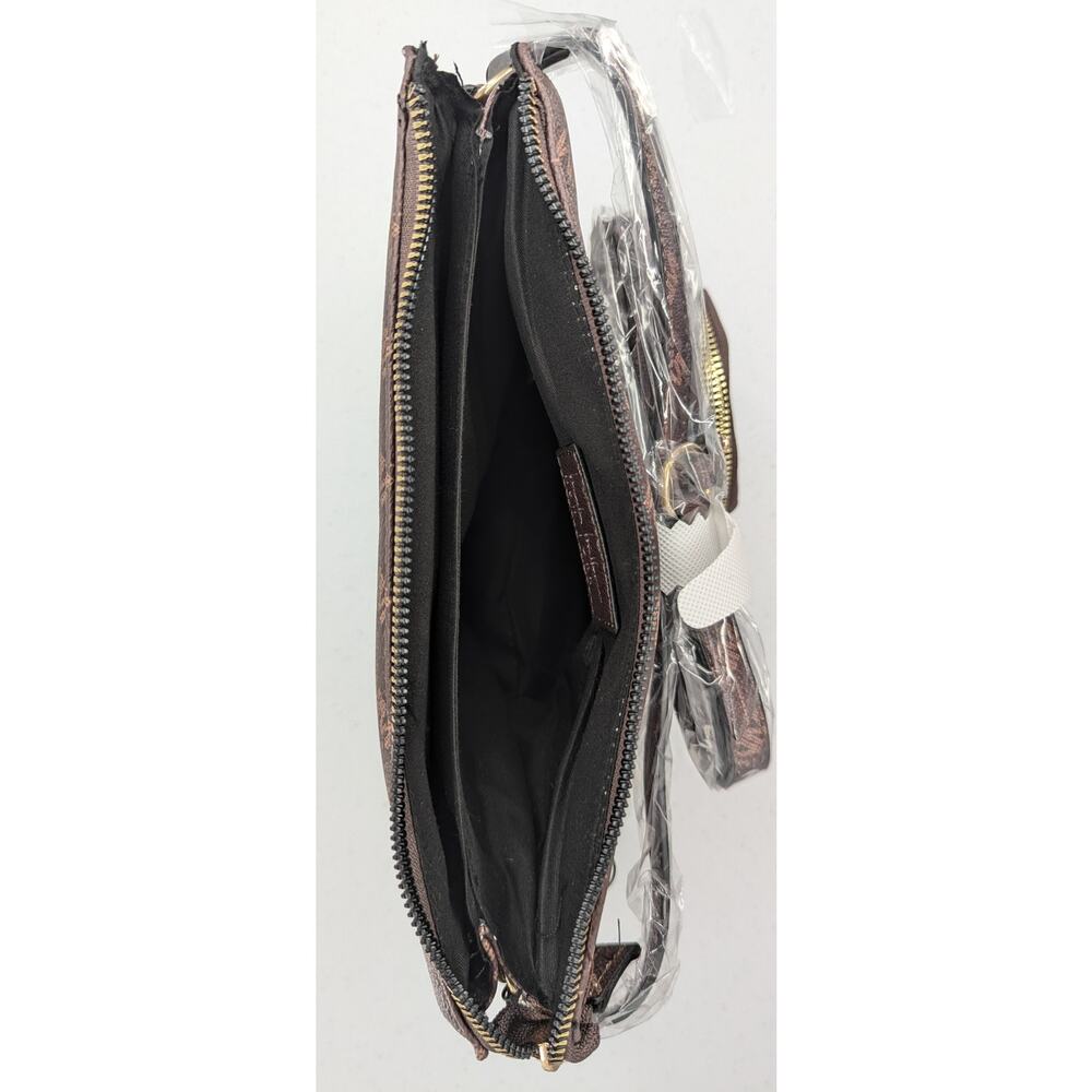 Nicole Miller Crossbody Shoulder Bag Purse + Coin Pouch - Picture 4 of 9